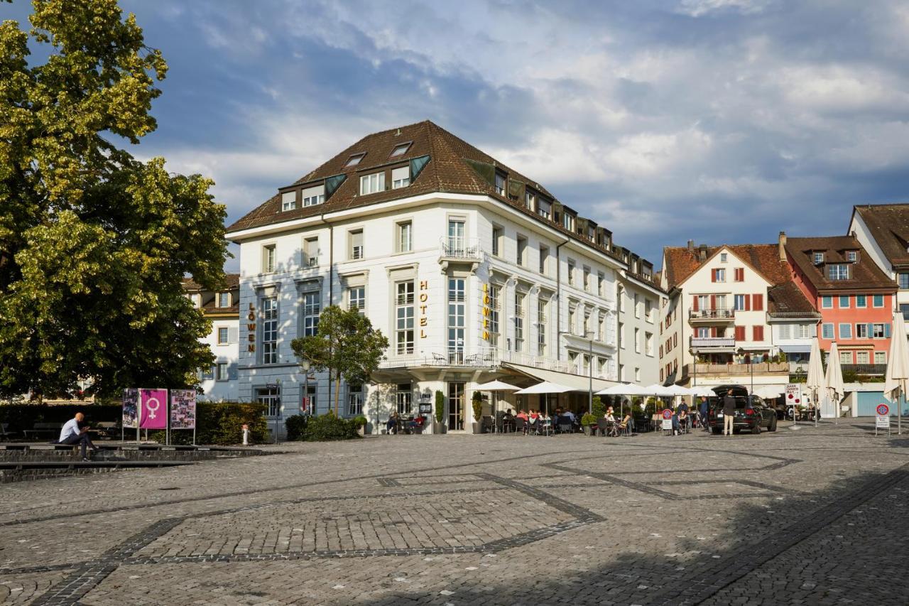 Hotel Loewen Am See Zug Bagian luar foto